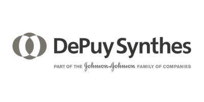 Logo von DePuy Synthes – Medizintechnologie mit Fokus